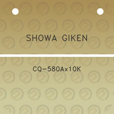 showa-giken-cq-580ax10k