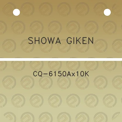 showa-giken-cq-6150ax10k