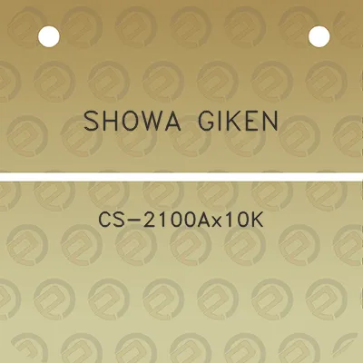 showa-giken-cs-2100ax10k