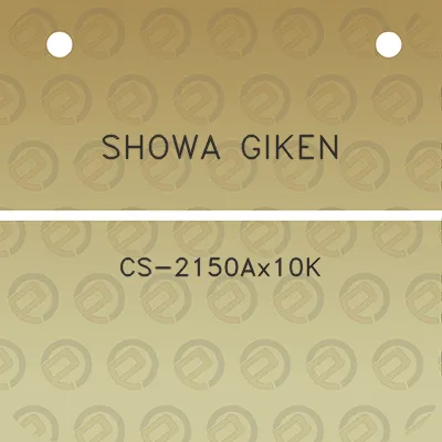 showa-giken-cs-2150ax10k