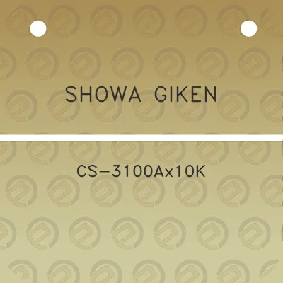 showa-giken-cs-3100ax10k