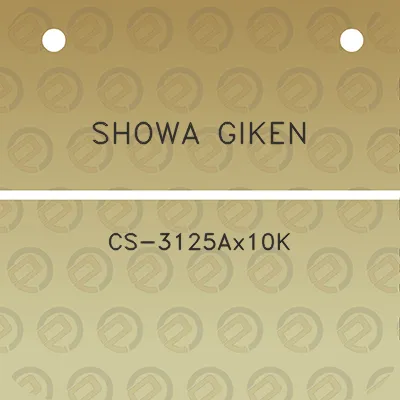 showa-giken-cs-3125ax10k