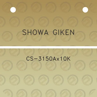 showa-giken-cs-3150ax10k