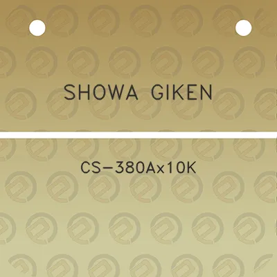 showa-giken-cs-380ax10k