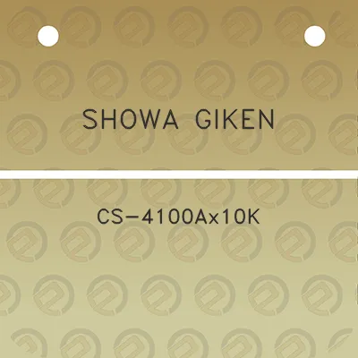 showa-giken-cs-4100ax10k