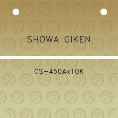 showa-giken-cs-450ax10k