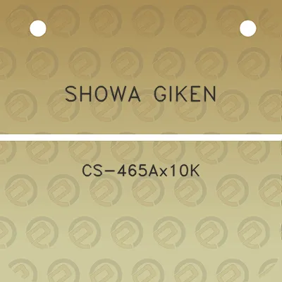 showa-giken-cs-465ax10k