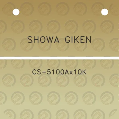 showa-giken-cs-5100ax10k