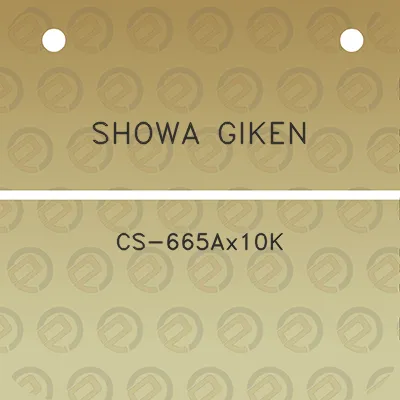 showa-giken-cs-665ax10k