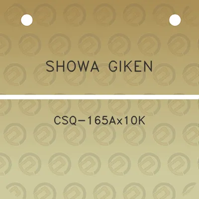 showa-giken-csq-165ax10k