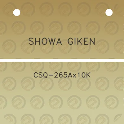 showa-giken-csq-265ax10k