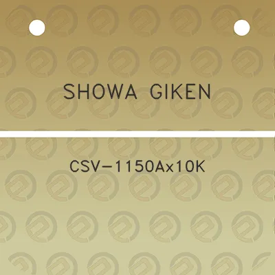 showa-giken-csv-1150ax10k