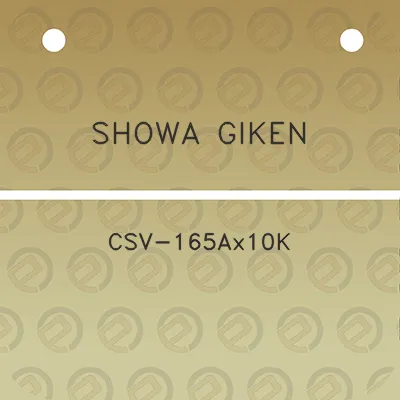 showa-giken-csv-165ax10k