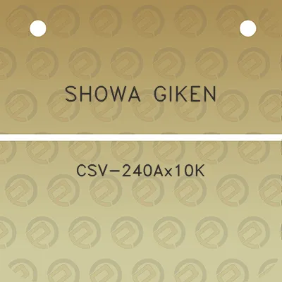 showa-giken-csv-240ax10k