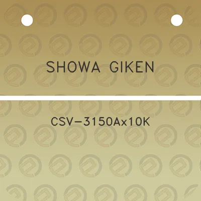 showa-giken-csv-3150ax10k