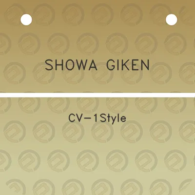 showa-giken-cv-1style