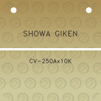 showa-giken-cv-250ax10k