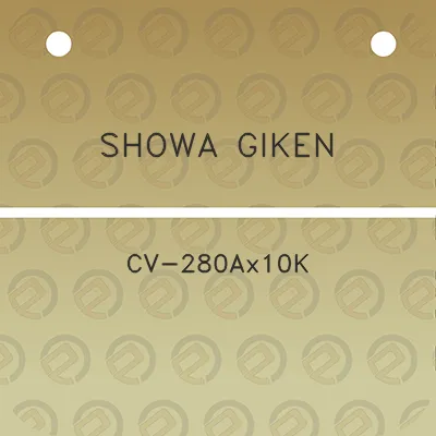 showa-giken-cv-280ax10k