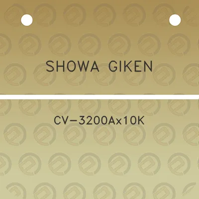 showa-giken-cv-3200ax10k