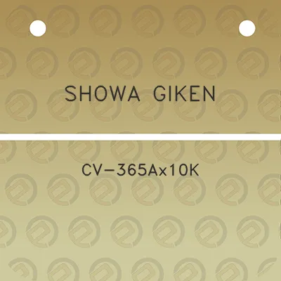 showa-giken-cv-365ax10k