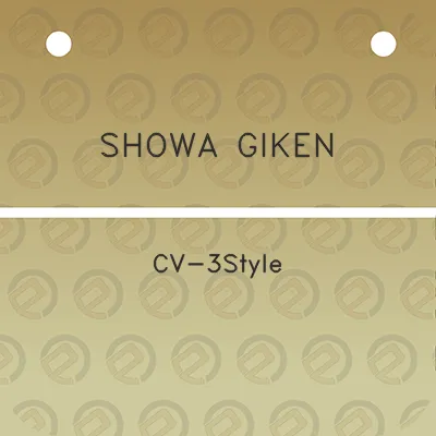 showa-giken-cv-3style