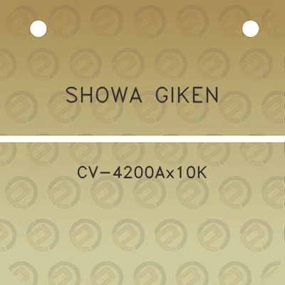 showa-giken-cv-4200ax10k