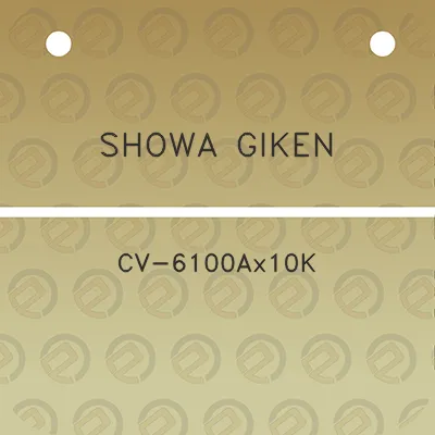 showa-giken-cv-6100ax10k