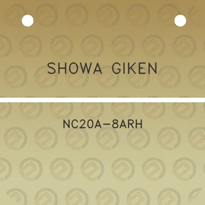 showa-giken-nc20a-8arh