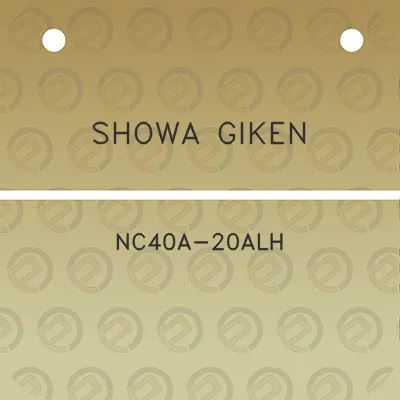 showa-giken-nc40a-20alh