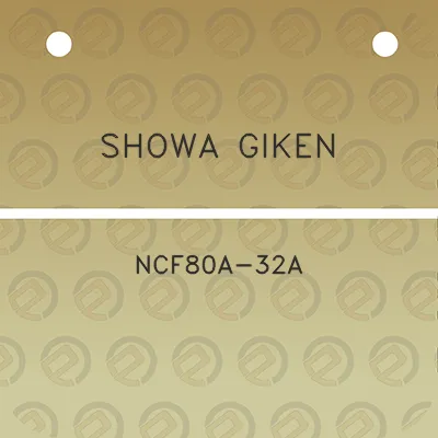 showa-giken-ncf80a-32a