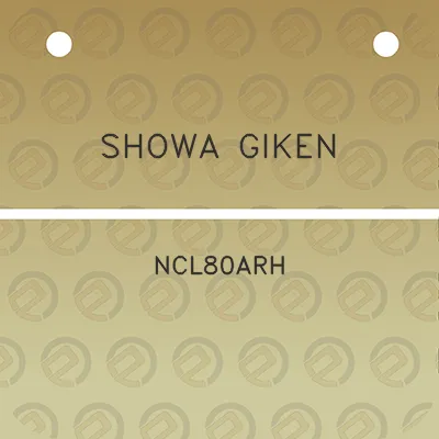 showa-giken-ncl80arh