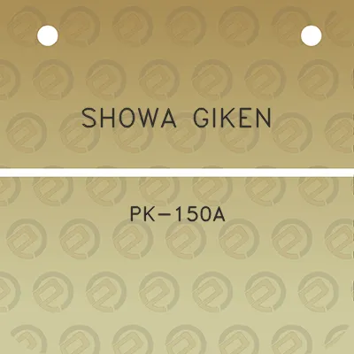 showa-giken-pk-150a