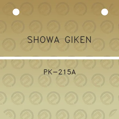 showa-giken-pk-215a