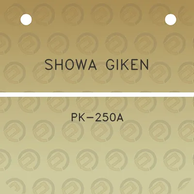 showa-giken-pk-250a