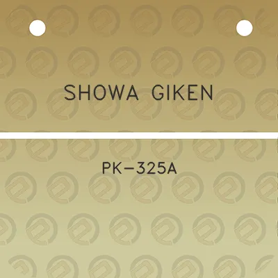 showa-giken-pk-325a