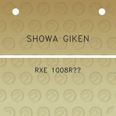 showa-giken-rxe-1008r