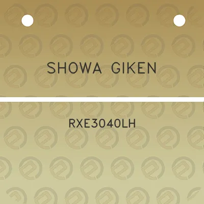 showa-giken-rxe3040lh