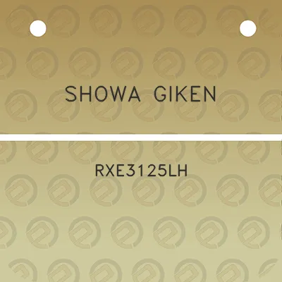 showa-giken-rxe3125lh