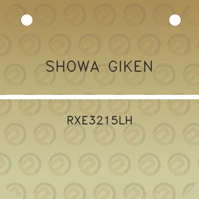 showa-giken-rxe3215lh