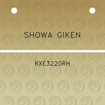 showa-giken-rxe3220rh