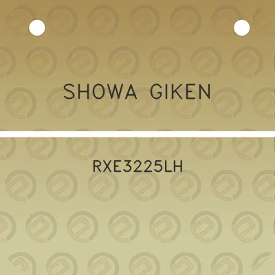 showa-giken-rxe3225lh