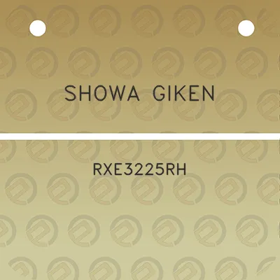 showa-giken-rxe3225rh