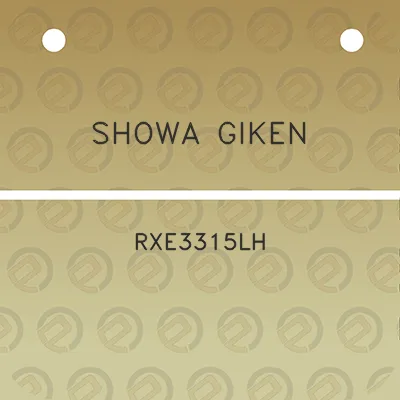 showa-giken-rxe3315lh