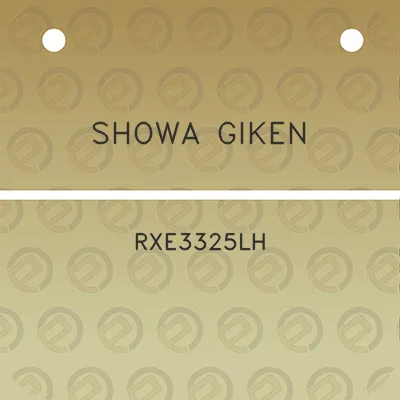 showa-giken-rxe3325lh