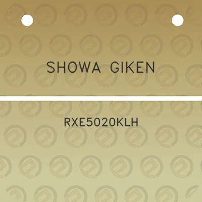 showa-giken-rxe5020klh