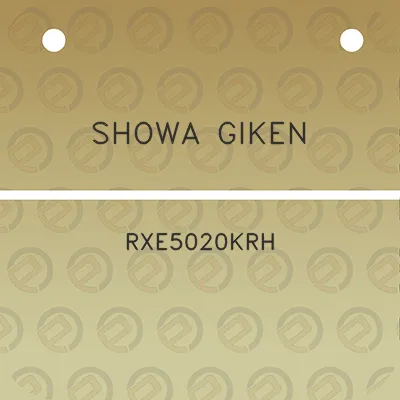 showa-giken-rxe5020krh