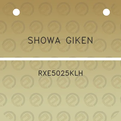 showa-giken-rxe5025klh