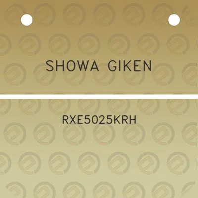 showa-giken-rxe5025krh