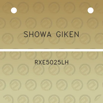 showa-giken-rxe5025lh