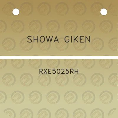 showa-giken-rxe5025rh